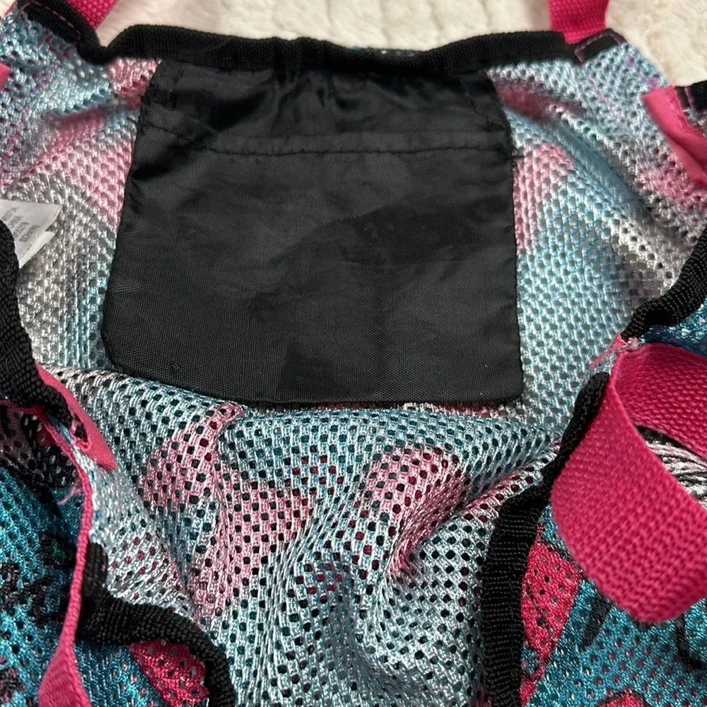 DISNEY MINNIE MOUSE Mesh Beach Pool Tote Blue & Pink Bag